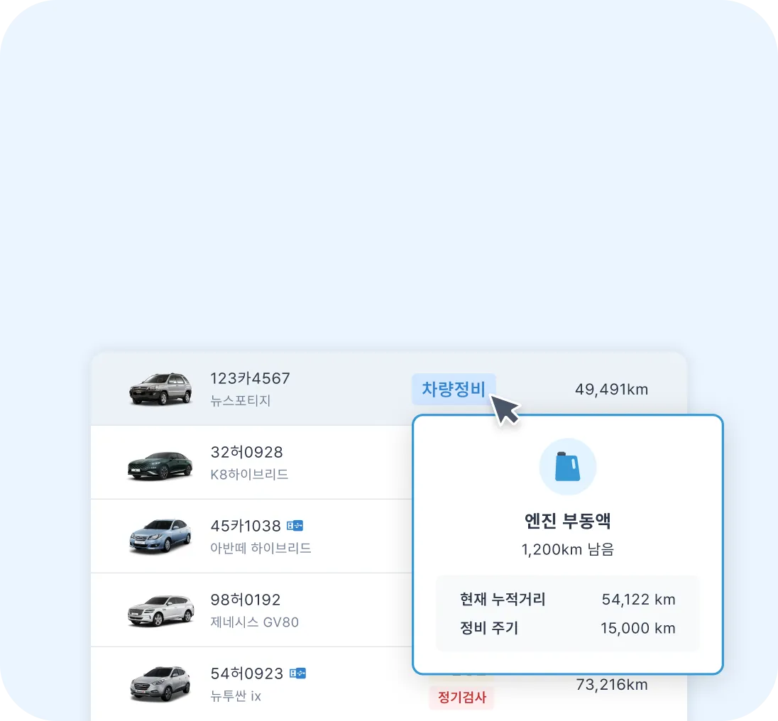차량 소모품 교체주기