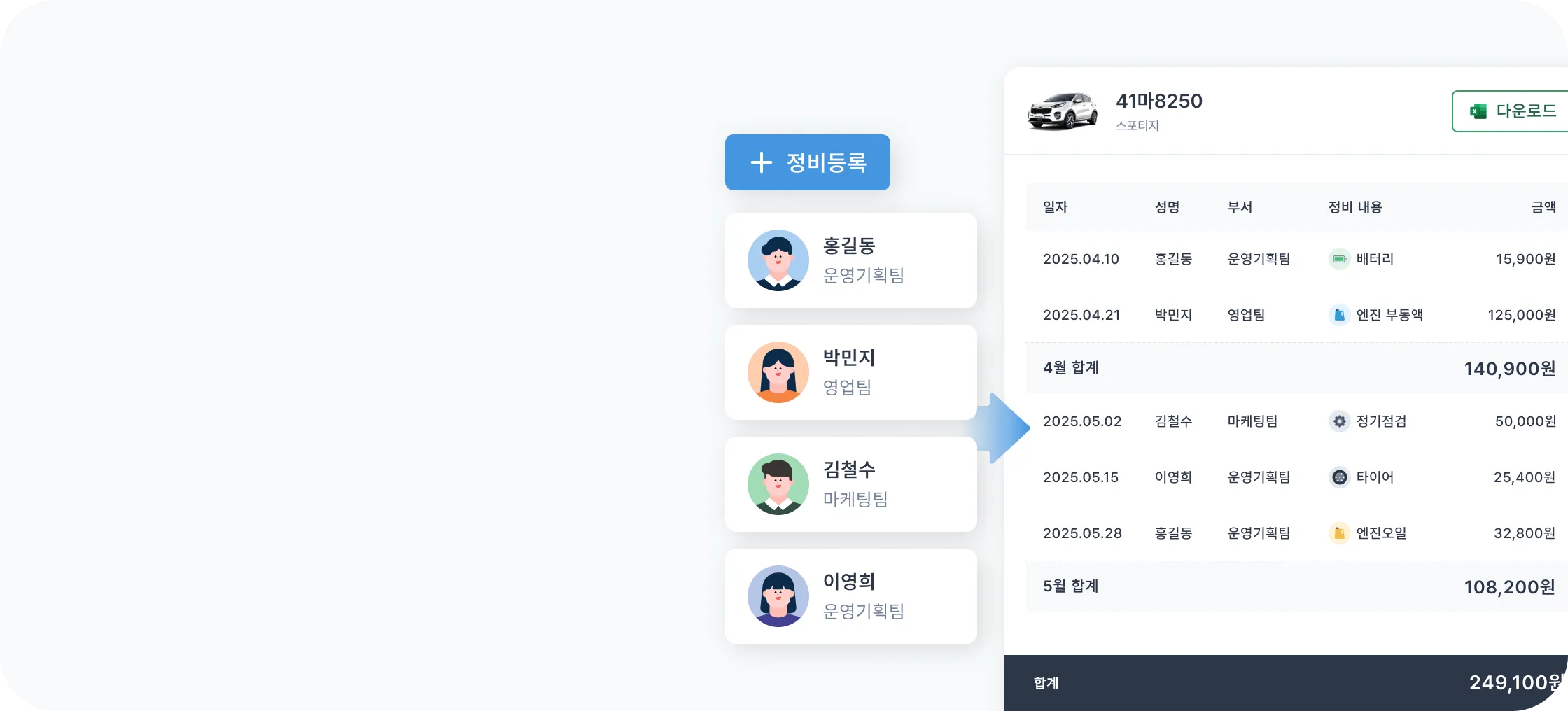 자동차 정비 어플