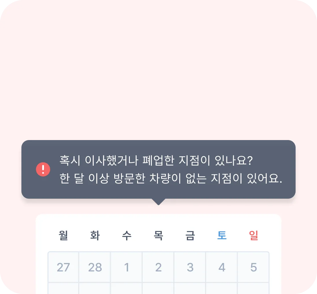 지점 방문 추적