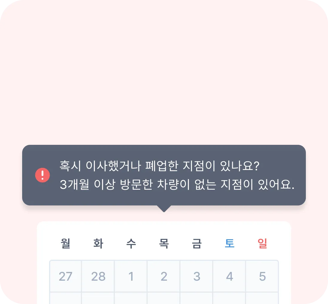 지점 방문 추적